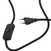 LEDTM® JAVAN 00738 Μοντέρνο Επιτραπέζιο Φωτιστικό Πορτατίφ με Ντουί 1 x E27 AC 220-240V IP20 - Μαύρο Φιμέ & Μαύρο - Μ30 x Π30 x Y40cm - Image 9