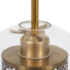 LEDTM® AVERY 00739 Μοντέρνο Κρεμαστό Φωτιστικό Οροφής με Ντουί 1 x E27 AC 220-240V IP20 - Διάφανο & Χρυσό - Μ18 x Π18 x Υ38cm - Image 7