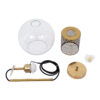 LEDTM® AVERY 00739 Μοντέρνο Κρεμαστό Φωτιστικό Οροφής με Ντουί 1 x E27 AC 220-240V IP20 - Διάφανο & Χρυσό - Μ18 x Π18 x Υ38cm - Image 9
