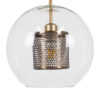 LEDTM® AVERY 00740 Μοντέρνο Κρεμαστό Φωτιστικό Οροφής με Ντουί 1 x E27 AC 220-240V IP20 - Διάφανο & Χρυσό - Μ30 x Π30 x Υ48cm - Image 6