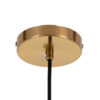 LEDTM® AVERY 00740 Μοντέρνο Κρεμαστό Φωτιστικό Οροφής με Ντουί 1 x E27 AC 220-240V IP20 - Διάφανο & Χρυσό - Μ30 x Π30 x Υ48cm - Image 8