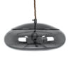 LEDTM® AXTON 00751 Μοντέρνο Κρεμαστό Φωτιστικό Οροφής LED 5W 500lm 180° AC 220-240V IP20 Θερμό Λευκό 2700K - Sanan SMD Chip - Μαύρο & Μαύρο Φιμέ - Μ30 x Π30 x Υ15cm - 2 Xρόνια Εγγύηση - Image 5
