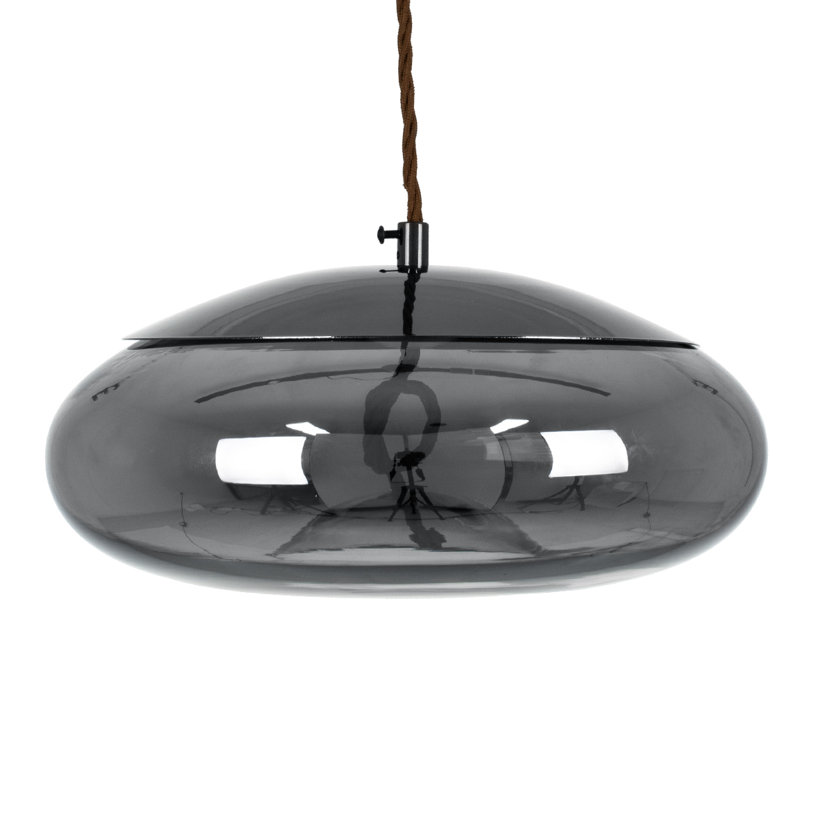 LEDTM® AXTON 00751 Μοντέρνο Κρεμαστό Φωτιστικό Οροφής LED 5W 500lm 180° AC 220-240V IP20 Θερμό Λευκό 2700K - Sanan SMD Chip - Μαύρο & Μαύρο Φιμέ - Μ30 x Π30 x Υ15cm - 2 Xρόνια Εγγύηση - Image 5
