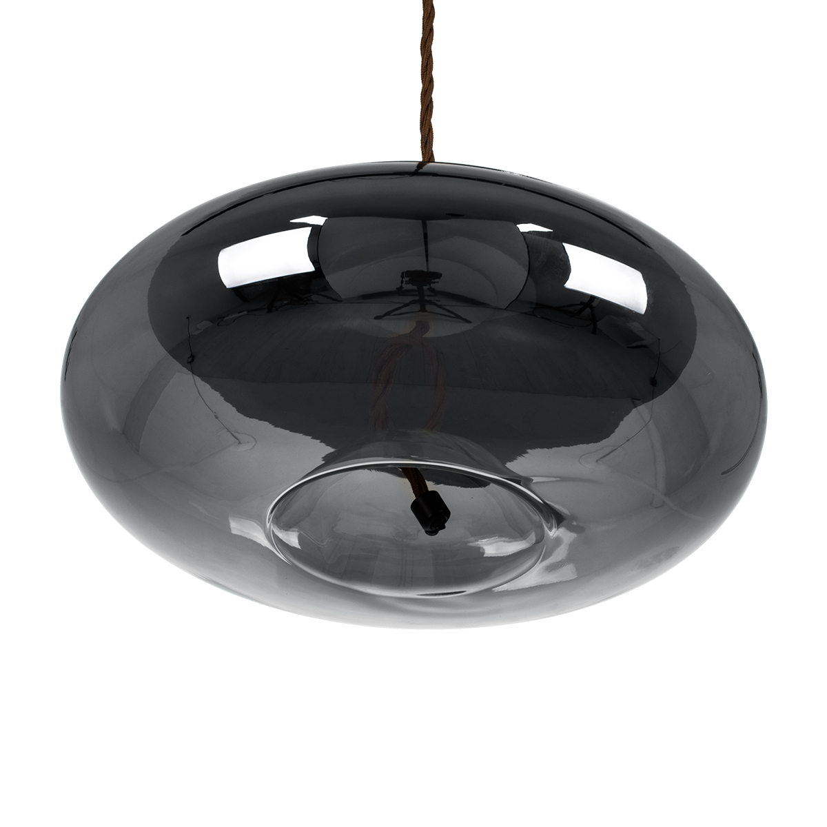 LEDTM® AXTON 00751 Μοντέρνο Κρεμαστό Φωτιστικό Οροφής LED 5W 500lm 180° AC 220-240V IP20 Θερμό Λευκό 2700K - Sanan SMD Chip - Μαύρο & Μαύρο Φιμέ - Μ30 x Π30 x Υ15cm - 2 Xρόνια Εγγύηση - Image 6