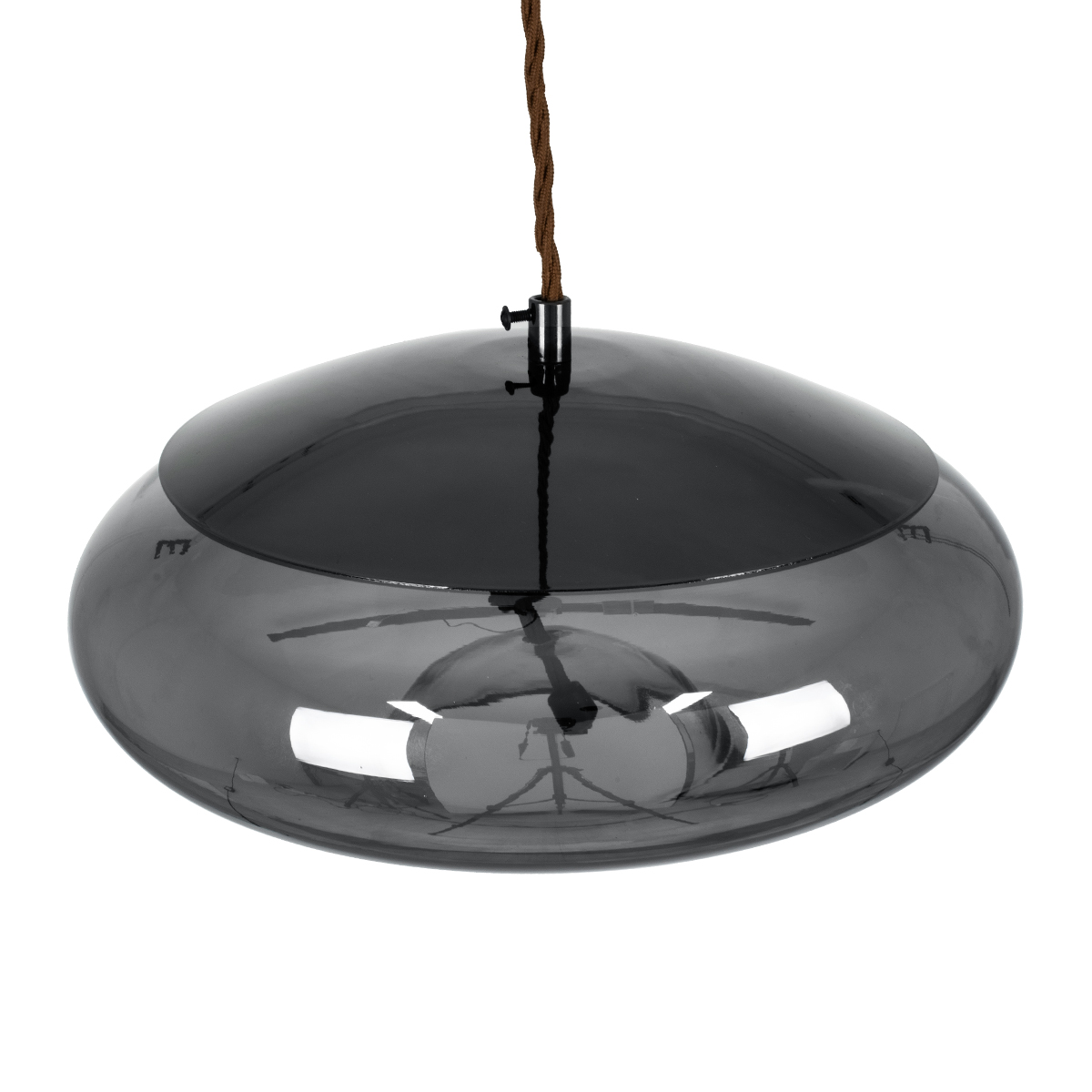 LEDTM® AXTON 00751 Μοντέρνο Κρεμαστό Φωτιστικό Οροφής LED 5W 500lm 180° AC 220-240V IP20 Θερμό Λευκό 2700K - Sanan SMD Chip - Μαύρο & Μαύρο Φιμέ - Μ30 x Π30 x Υ15cm - 2 Xρόνια Εγγύηση - Image 7