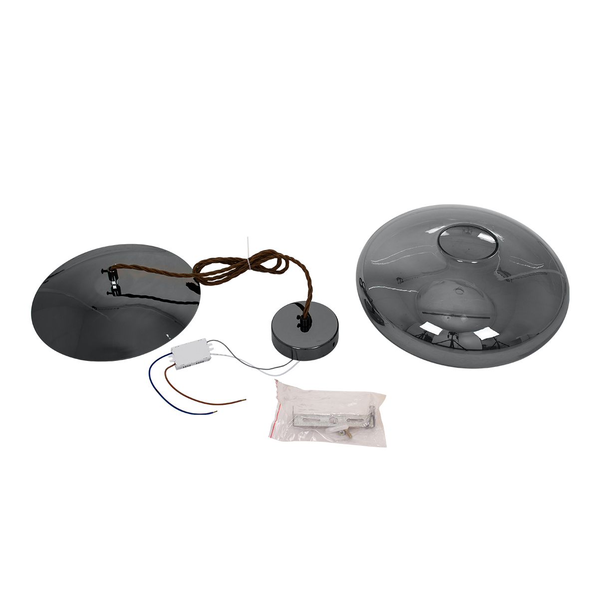 LEDTM® AXTON 00751 Μοντέρνο Κρεμαστό Φωτιστικό Οροφής LED 5W 500lm 180° AC 220-240V IP20 Θερμό Λευκό 2700K - Sanan SMD Chip - Μαύρο & Μαύρο Φιμέ - Μ30 x Π30 x Υ15cm - 2 Xρόνια Εγγύηση - Image 9