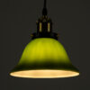 LEDTM® LIBRARY 00768 Vintage Κρεμαστό Φωτιστικό Οροφής με Ντουί 1 x E27 AC 220-240V IP20 - Πράσινο & Χρυσό - Μ18 x Π18 x Υ18cm - Image 3