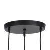 LEDTM® OLVERO 00773 Μοντέρνο Κρεμαστό Φωτιστικό Οροφής με Ντουί 3 x E27 AC 220-240V IP20 - Μαύρο & Χρυσό - Μ30 x Π30 x Y130cm - Image 6