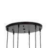 LEDTM® OLVERO 00774 Μοντέρνο Κρεμαστό Φωτιστικό Οροφής με Ντουί 6 x E27 AC 220-240V IP20 - Μαύρο & Χρυσό - Μ55 x Π55 x Y130cm - Image 9