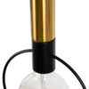 LEDTM® OLVERO 00775 Μοντέρνο Κρεμαστό Φωτιστικό Οροφής με Ντουί 4 x E27 AC 220-240V IP20 - Μαύρο & Χρυσό - Μ90 x Π18 x Y130cm - Image 8