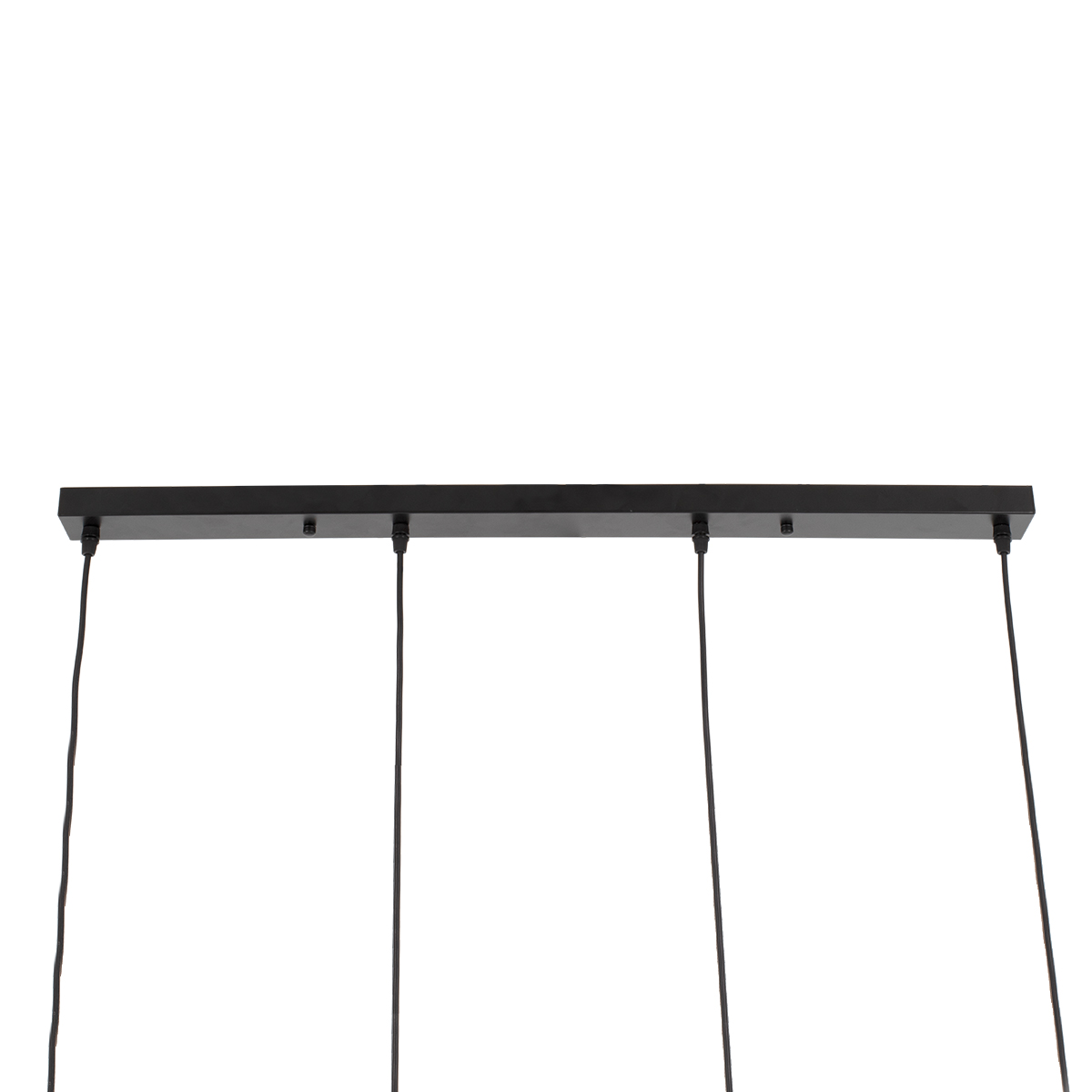 LEDTM® OLVERO 00775 Μοντέρνο Κρεμαστό Φωτιστικό Οροφής με Ντουί 4 x E27 AC 220-240V IP20 - Μαύρο & Χρυσό - Μ90 x Π18 x Y130cm - Image 9