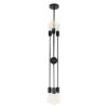 LEDTM® ZANE 00784 Μοντέρνο Φωτιστικό Οροφής με Ντουί 6 x E27 AC 220-240V IP20 - Μαύρο - Μ70 x Π70 x Υ100cm - Image 7