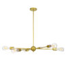 LEDTM® ZANE 00786 Μοντέρνο Φωτιστικό Οροφής με Ντουί 6 x E27 AC 220-240V IP20 - Χρυσό - Μ70 x Π70 x Υ100cm - Image 5