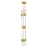 LEDTM® ZANE 00786 Μοντέρνο Φωτιστικό Οροφής με Ντουί 6 x E27 AC 220-240V IP20 - Χρυσό - Μ70 x Π70 x Υ100cm - Image 7