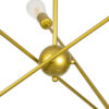 LEDTM® ZANE 00786 Μοντέρνο Φωτιστικό Οροφής με Ντουί 6 x E27 AC 220-240V IP20 - Χρυσό - Μ70 x Π70 x Υ100cm - Image 8