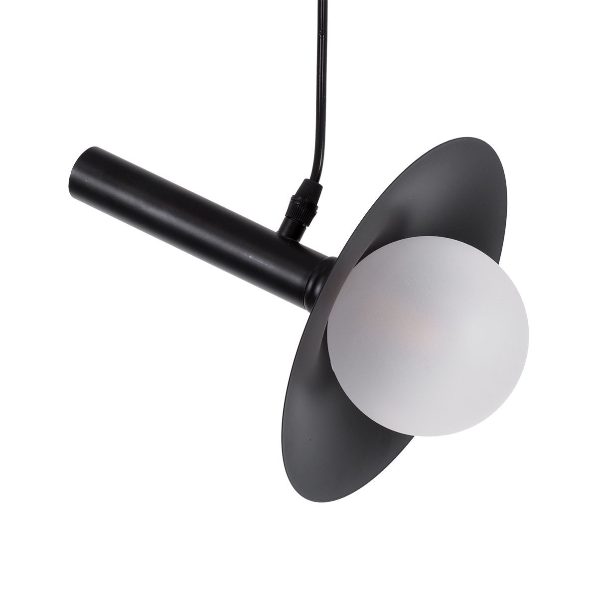 LEDTM® CELEST 00789 Μοντέρνο Κρεμαστό Φωτιστικό Οροφής με Ντουί 1 x G9 AC 220-240V IP20 - Μαύρο & Λευκό - Μ20 x Π20 x Υ26.5cm - Image 4