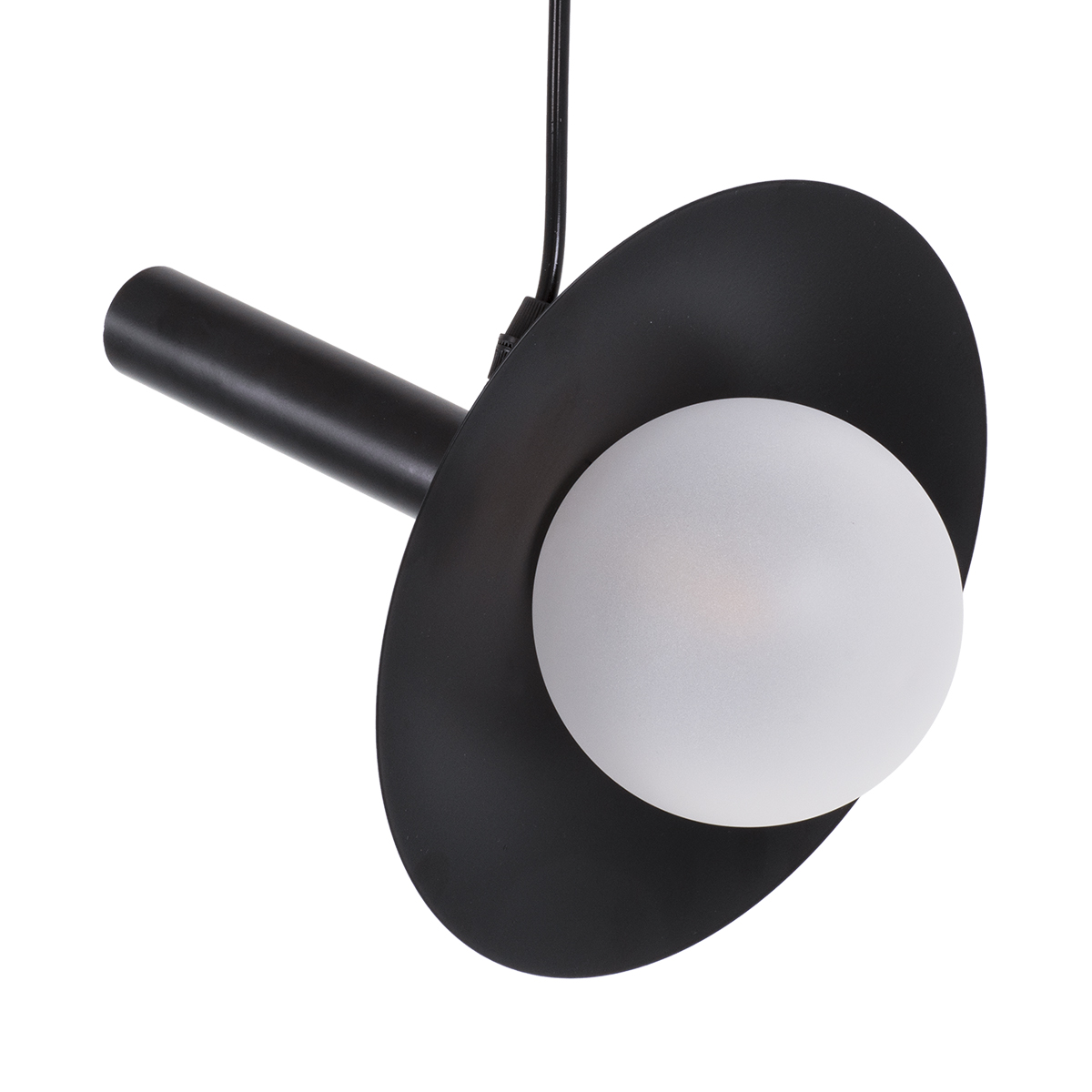 LEDTM® CELEST 00789 Μοντέρνο Κρεμαστό Φωτιστικό Οροφής με Ντουί 1 x G9 AC 220-240V IP20 - Μαύρο & Λευκό - Μ20 x Π20 x Υ26.5cm - Image 5