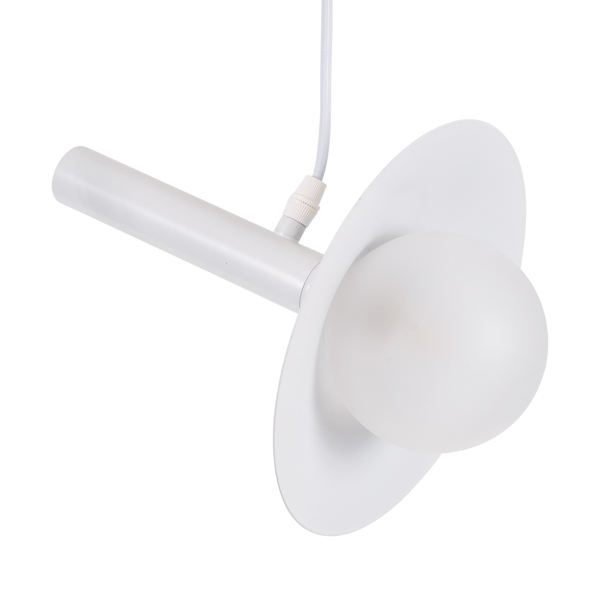 LEDTM® CELEST 00790 Μοντέρνο Κρεμαστό Φωτιστικό Οροφής με Ντουί 1 x G9 AC 220-240V IP20 - Λευκό - Μ20 x Π20 x Υ26.5cm - Image 4