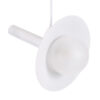 LEDTM® CELEST 00790 Μοντέρνο Κρεμαστό Φωτιστικό Οροφής με Ντουί 1 x G9 AC 220-240V IP20 - Λευκό - Μ20 x Π20 x Υ26.5cm - Image 5