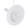 LEDTM® CELEST 00790 Μοντέρνο Κρεμαστό Φωτιστικό Οροφής με Ντουί 1 x G9 AC 220-240V IP20 - Λευκό - Μ20 x Π20 x Υ26.5cm - Image 6
