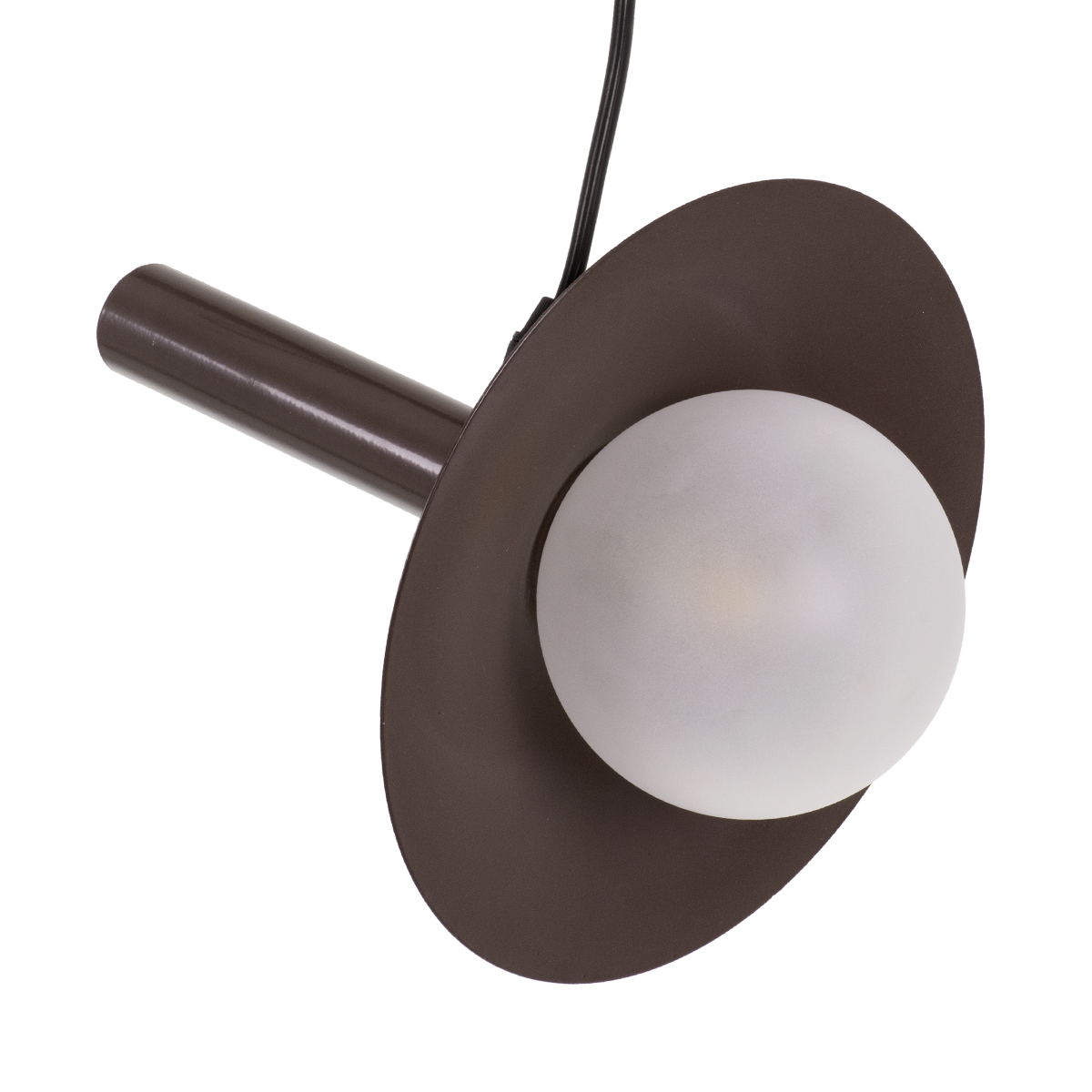 LEDTM® CELEST 00791 Μοντέρνο Κρεμαστό Φωτιστικό Οροφής με Ντουί 1 x G9 AC 220-240V IP20 - Καφέ & Λευκό - Μ20 x Π20 x Υ26.5cm - Image 5