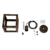 LEDTM® CUBE 00803 Μοντέρνο Κρεμαστό Φωτιστικό Οροφής με Ντουί 1 x E27 AC 220-240V IP20 - Χάλκινο Εφέ Σκουριάς - Μ25 x Π25 x Υ25cm - Image 8