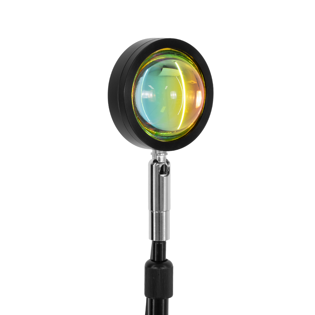 LEDTM® 00817 Μοντέρνο Minimal Επιδαπέδιο Φωτιστικό Μεταλλικό Μονόφωτο LED 12W DC 5V με Projector LENS Ειδικού Εφέ & Καλώδιο Τροφοδοσίας USB Rotation Head 180° RAINBOW BLUE - Image 3