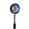 LEDTM® 00821 Μοντέρνο Minimal Επιδαπέδιο Φωτιστικό Μεταλλικό Μονόφωτο LED 12W DC 5V με Projector LENS Ειδικού Εφέ & Καλώδιο Τροφοδοσίας USB Rotation Head 180° RAINBOW GREEN - Image 3