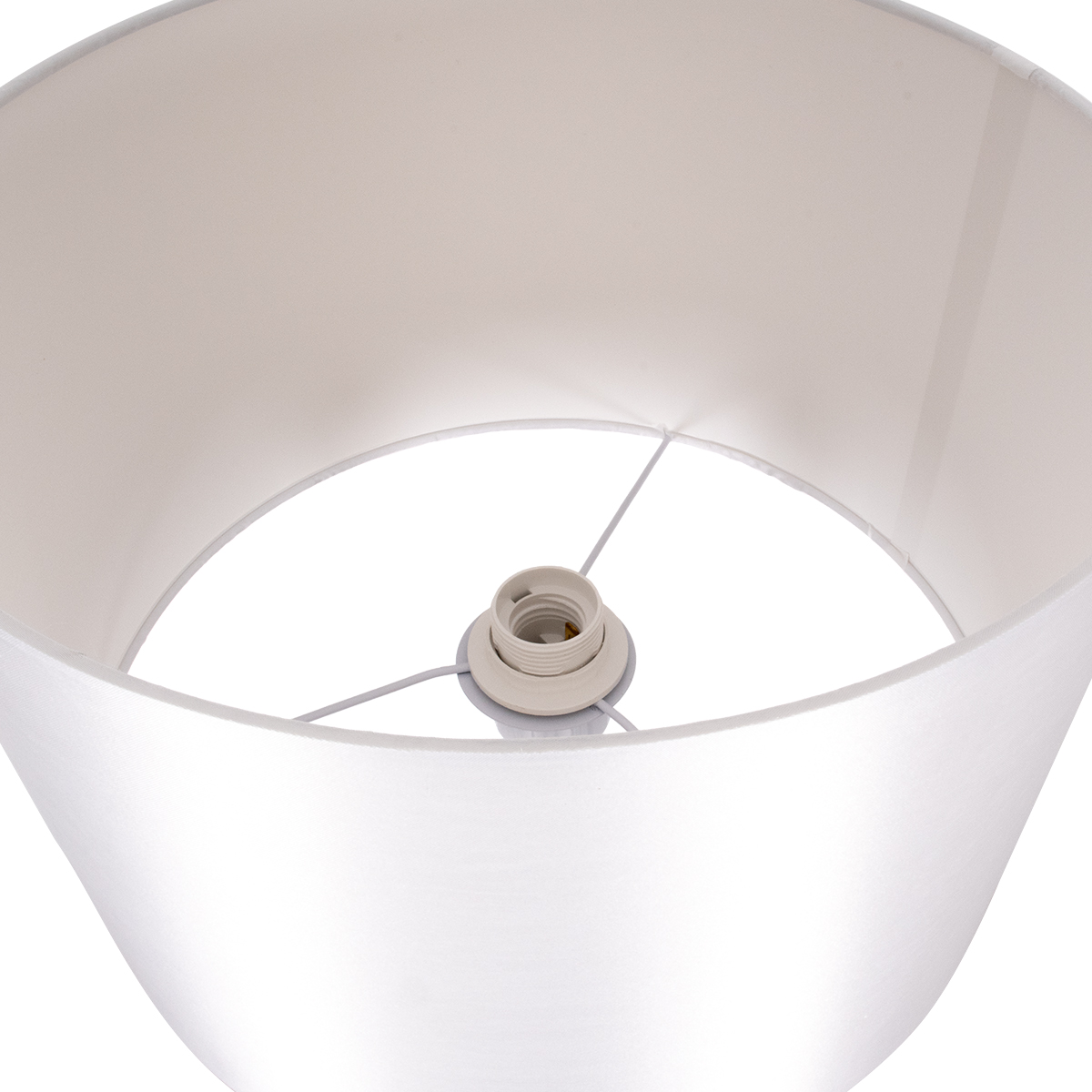 LEDTM® ASHLEY 00823 Μοντέρνο Επιδαπέδιο Φωτιστικό με Ντουί 1 x E27 AC 220-240V IP20 - Λευκό - Μ35 x Π35 x Υ145cm - Image 5