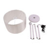 LEDTM® ASHLEY 00823 Μοντέρνο Επιδαπέδιο Φωτιστικό με Ντουί 1 x E27 AC 220-240V IP20 - Λευκό - Μ35 x Π35 x Υ145cm - Image 9