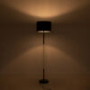 LEDTM® ASHLEY 00824 Μοντέρνο Επιδαπέδιο Φωτιστικό με Ντουί 1 x E27 AC 220-240V IP20 - Μαύρο & Μπεζ - Μ40 x Π40 x Υ145cm - Image 3