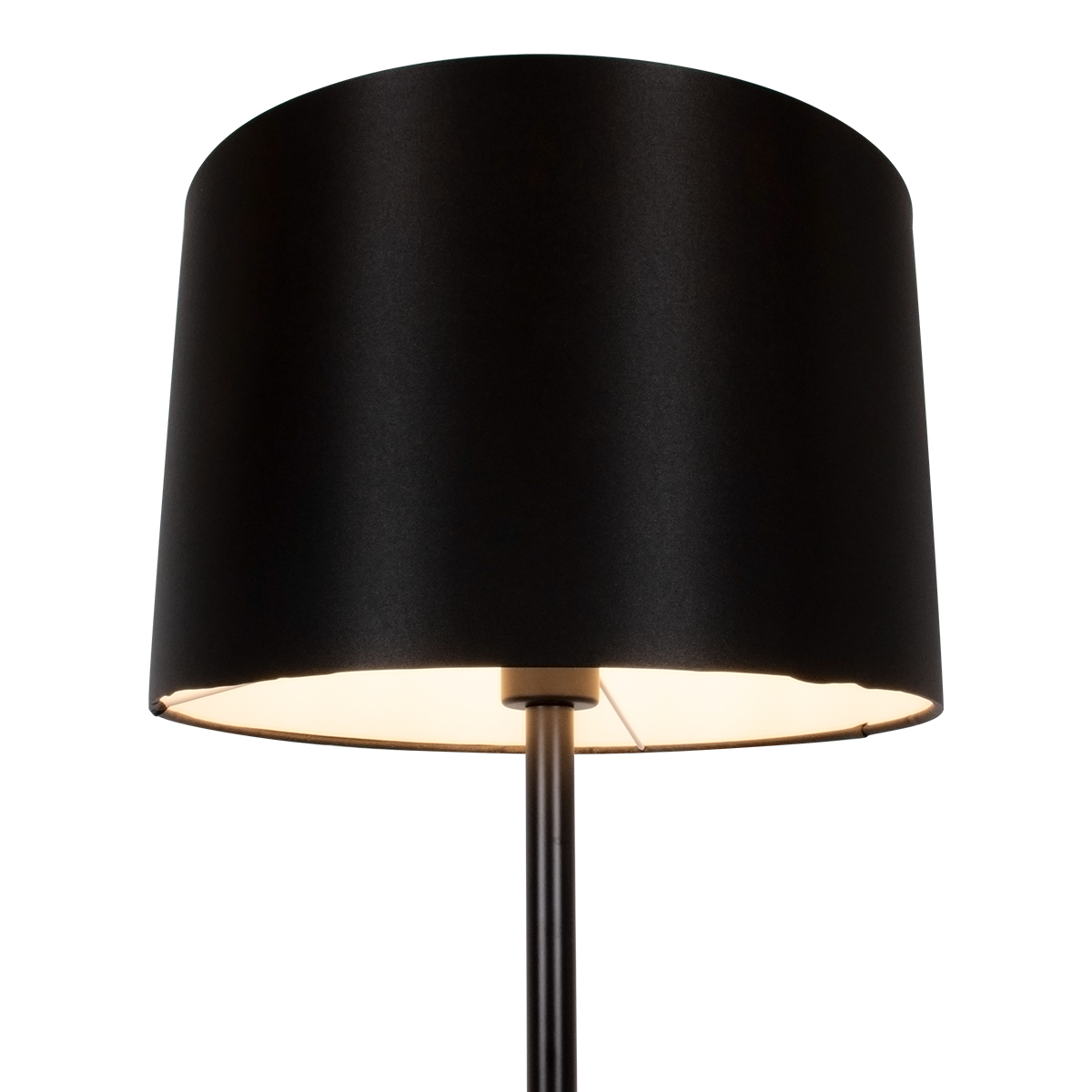 LEDTM® ASHLEY 00824 Μοντέρνο Επιδαπέδιο Φωτιστικό με Ντουί 1 x E27 AC 220-240V IP20 - Μαύρο & Μπεζ - Μ40 x Π40 x Υ145cm - Image 4