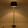 LEDTM® CEDAR 00827 Μοντέρνο Επιδαπέδιο Φωτιστικό με Ντουί 1 x E27 AC 220-240V IP20 - Μαύρο & Μπεζ - Μ40 x Π40 x Υ148cm - Image 3