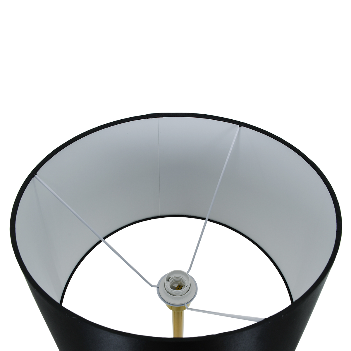 LEDTM® CEDAR 00829 Μοντέρνο Επιδαπέδιο Φωτιστικό με Ντουί 1 x E27 AC 220-240V IP20 - Μαύρο & Χρυσό - Μ40 x Π40 x Υ148cm - Image 5