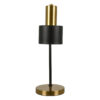 LEDTM® LETO 00835 Μοντέρνο Επιτραπέζιο Φωτιστικό Πορτατίφ με Ντουί 1 x E27 AC 220-240V IP20 - Μαύρο & Χρυσό - Μ18 x Π18 x Υ50.5cm - Image 4