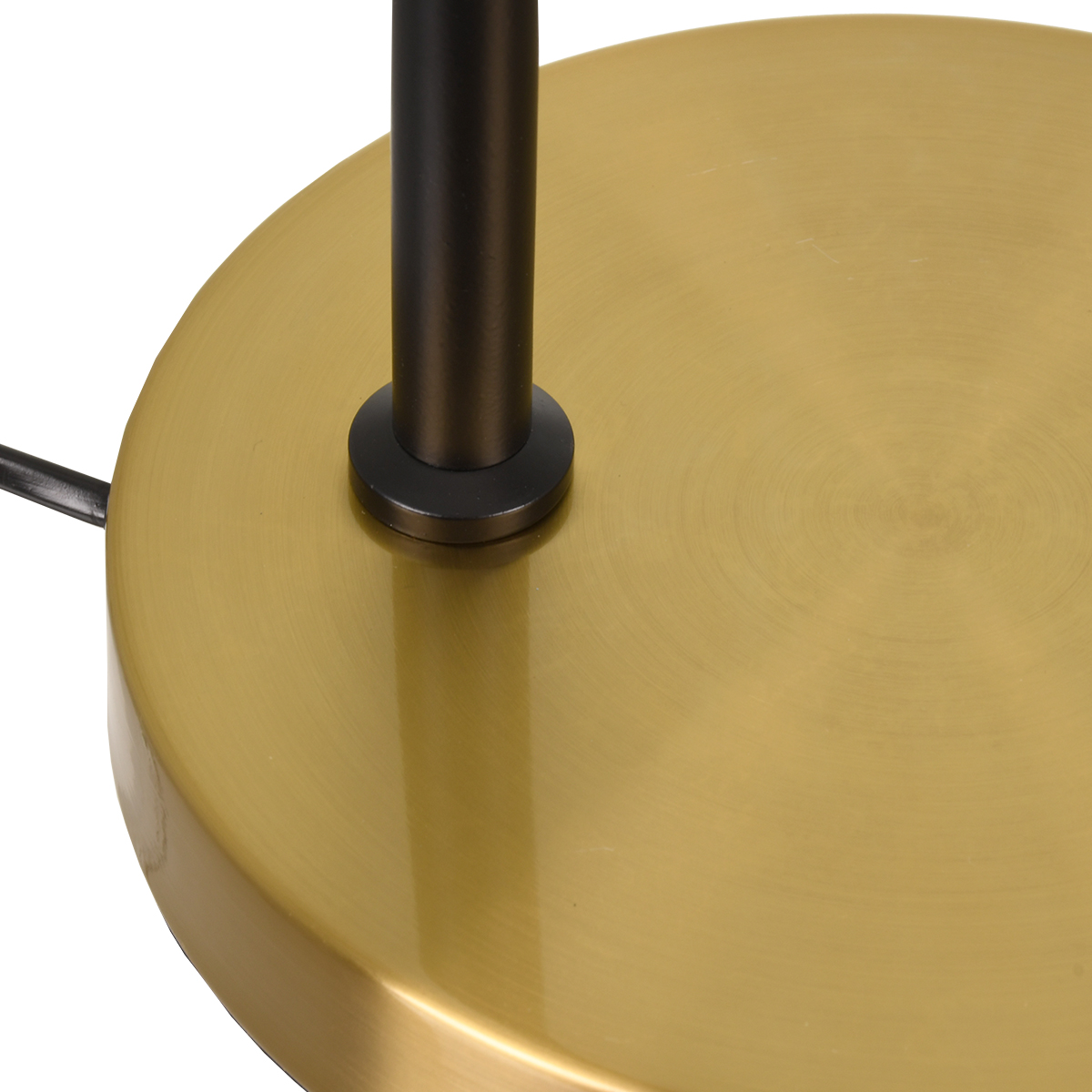 LEDTM® LETO 00835 Μοντέρνο Επιτραπέζιο Φωτιστικό Πορτατίφ με Ντουί 1 x E27 AC 220-240V IP20 - Μαύρο & Χρυσό - Μ18 x Π18 x Υ50.5cm - Image 8