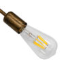 LEDTM® LIBERTA 00839 Μοντέρνο Φωτιστικό Οροφής με Ντουί 4 x E27 AC 220-240V IP20 - Χάλκινο - Μ44.5 x Π44.5 x Υ12cm - Image 8
