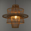 LEDTM® BALI 00861 Boho Κρεμαστό Φωτιστικό Οροφής με Ντουί 1 x E27 AC 220-240V IP20 - Μπεζ - Μ45 x Π45 x Υ42.5cm - Image 3