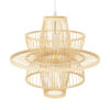 LEDTM® BALI 00861 Boho Κρεμαστό Φωτιστικό Οροφής με Ντουί 1 x E27 AC 220-240V IP20 - Μπεζ - Μ45 x Π45 x Υ42.5cm - Image 7