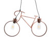 LEDTM® BIKE 00868 Vintage Κρεμαστό Φωτιστικό Οροφής με Ντουί 2 x E27 AC 220-240V IP20 - Χάλκινο - Μ67 x Π3.5 x Υ41cm - Image 2