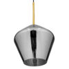 LEDTM® AMARIS 00872 Μοντέρνο Κρεμαστό Φωτιστικό Οροφής με Ντουί 1 x E27 AC 220-240V IP20 - Χρυσό & Μαύρο Φιμέ - Μ22 x Π22 x Y22cm - Image 5