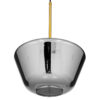 LEDTM® AMARIS 00873 Μοντέρνο Κρεμαστό Φωτιστικό Οροφής με Ντουί 1 x E27 AC 220-240V IP20 - Χρυσό & Μαύρο Φιμέ - Μ30 x Π30 x Y22cm - Image 5