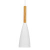 LEDTM® DILLON 00876 Μοντέρνο Κρεμαστό Φωτιστικό Οροφής με Ντουί 1 x E27 AC 220-240V IP20 - Λευκό & Μπεζ - Μ11 x Π11 x Υ36cm - Image 2