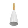 LEDTM® DILLON 00876 Μοντέρνο Κρεμαστό Φωτιστικό Οροφής με Ντουί 1 x E27 AC 220-240V IP20 - Λευκό & Μπεζ - Μ11 x Π11 x Υ36cm - Image 4