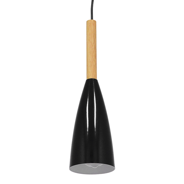 LEDTM® DILLON 00877 Μοντέρνο Κρεμαστό Φωτιστικό Οροφής με Ντουί 1 x E27 AC 220-240V IP20 - Μαύρο - Μ11 x Π11 x Υ36cm - Image 4