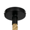 LEDTM® MASON 00881 Vintage Κρεμαστό Φωτιστικό Οροφής με Ντουί 1 x E27 AC 220-240V IP20 - Μαύρο & Μπεζ - Μ15 x Π15 x Υ24cm - Image 8