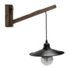 LEDTM® JONAS 00882 Vintage Φωτιστικό Τοίχου - Απλίκα με Ντουί 1 x E27 AC 220-240V IP20 - Καφέ & Μαύρο - Μ26 x Π50 x Υ50cm - Image 2