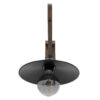 LEDTM® JONAS 00882 Vintage Φωτιστικό Τοίχου - Απλίκα με Ντουί 1 x E27 AC 220-240V IP20 - Καφέ & Μαύρο - Μ26 x Π50 x Υ50cm - Image 5