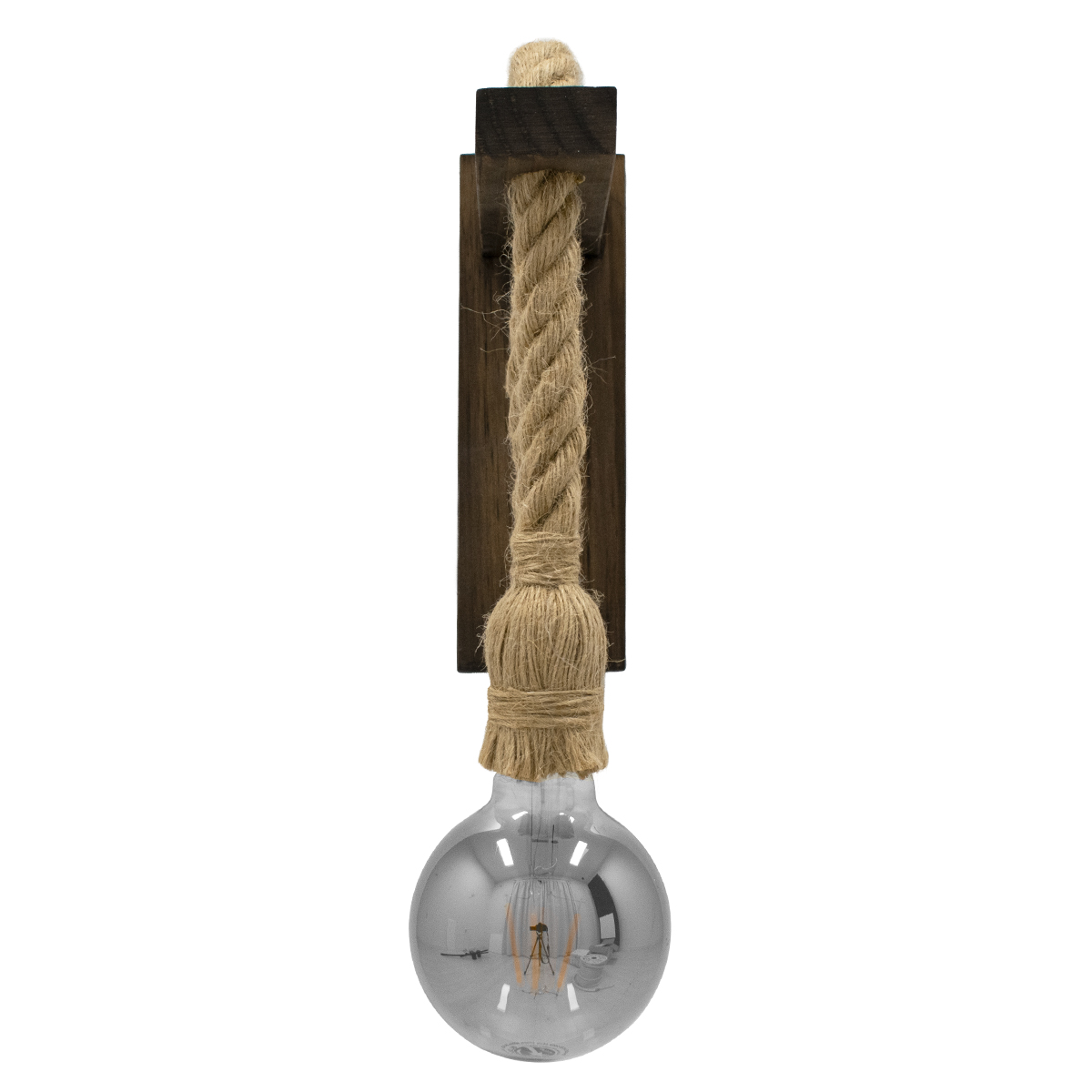 LEDTM® KENSI 00883 Boho Φωτιστικό Τοίχου - Απλίκα με Ντουί 1 x E27 AC 220-240V IP20 - Καφέ & Μπεζ - Μ7 x Π19 x Υ28cm - Image 3