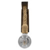 LEDTM® KENSI 00883 Boho Φωτιστικό Τοίχου - Απλίκα με Ντουί 1 x E27 AC 220-240V IP20 - Καφέ & Μπεζ - Μ7 x Π19 x Υ28cm - Image 5